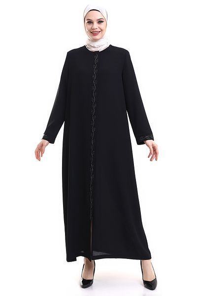 derin store Ferace 23378-23 Black with Piping Stones