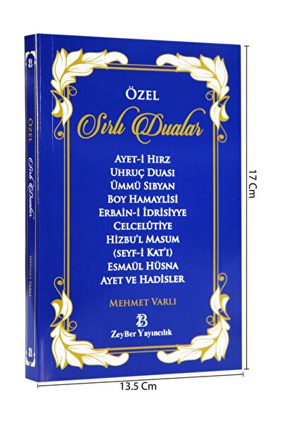 Zeyber Yayıncılık Özel Sırlı Dualar-1223