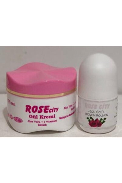 rosecity Rose City Bayan Roll-on 50 Ml Alana Rose City Aloe Veralı Gül Kremi 275 Ml Hediye