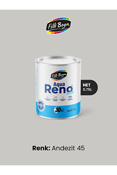 Filli Boya Aqua Reno Banyo 0.75 Lt Andezit 45