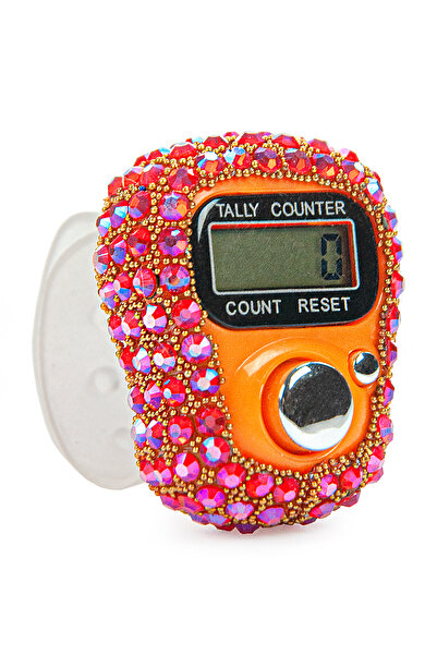 ihvan online Pearl Detailed Stoned Zikrmatik Orange