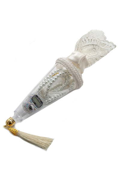 ihvan online Set cadou Mevlüt cu cântări albe și mărgele de rugăciune perle -...