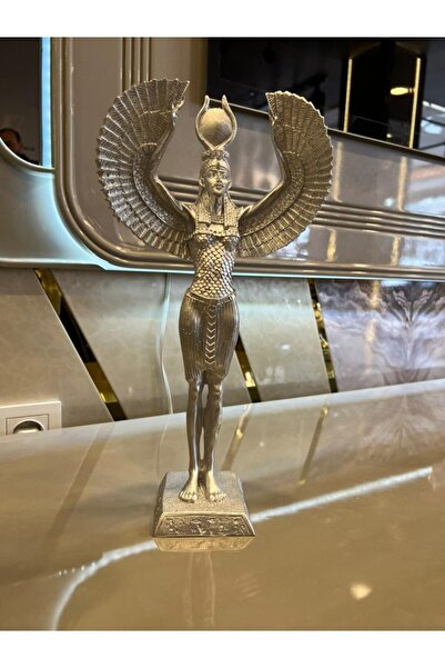 SZN DEKOR İsis Dekoratif Biblo, Mısır İsis Figürü, İsis Heykeli, Ev ve Ofis D...