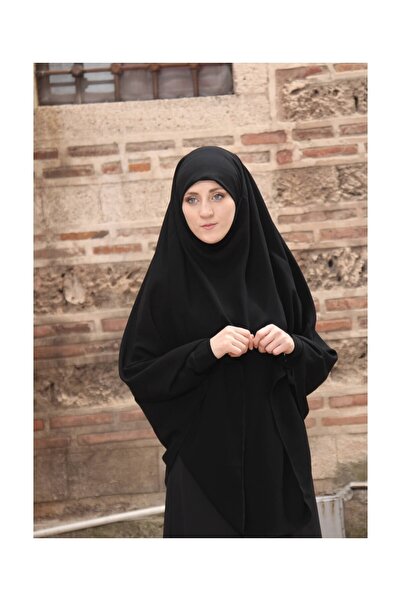 Annes Tesettür Çarşaf Krep Uzun Sufle