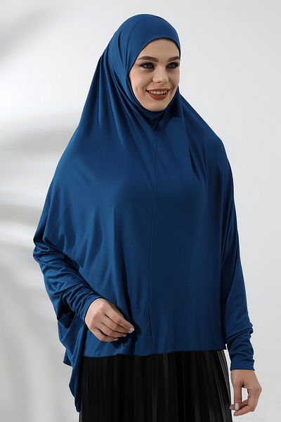 ihvanonline Oil Ready Practical Sultanbaş Hijab μανίκι χτενισμένο βαμβακερό σουφλέ κασκόλ Hijab