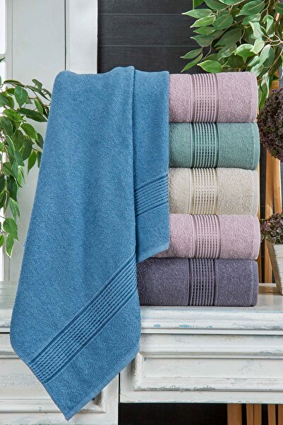 ihvan online Luxury Boxed - 100% βαμβακερό ριγέ σετ πετσετών 6 τεμαχίων Mevlü...