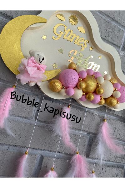 NeşeliAtölyem Ornament pentru ușă Bubble Cloud