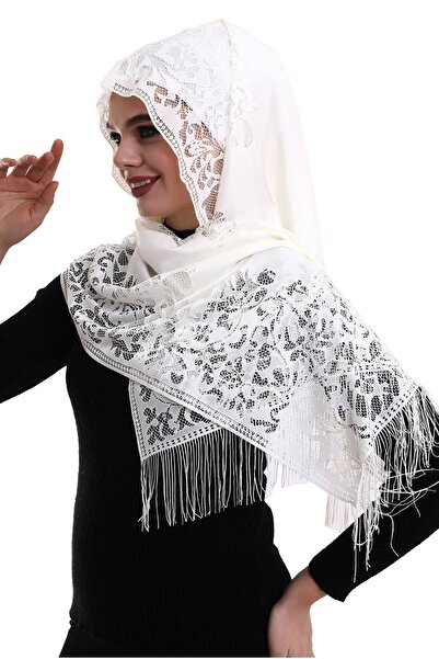 ihvan online 60x160 Crem Delicat Tulle Shawl Light