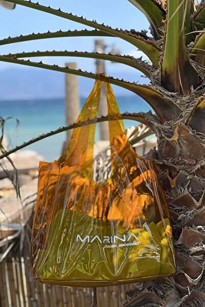 Marina Τσάντα παραλίας - Αφρός μελιού C2401