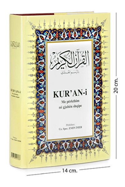 Çağrı Yayınları Kur'ân-ı Kerîm Ve Arnavutça Meali - 1342