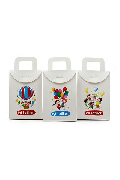 reprodesign Good Holiday Printed Gift Box - 10X15, 15 Pieces, 3 Different Models