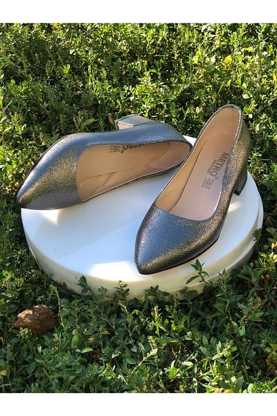 KAFKASLAR 3 Cm Thick Short Heeled Stiletto Shoes