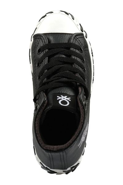 united colours of benetton Benetton United Colors Kids Black Sneakers - Bn30744-Sby