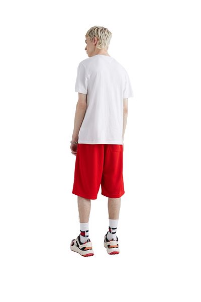 Tommy Hilfiger Λογότυπο ανδρικής επωνυμίας Organic Cotton Crew Neck White T-shirt Dm0dm15379-ybr