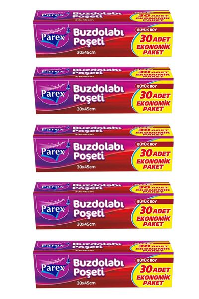 Parex Büyük Boy Buzdolabı Poşeti 150 Adet