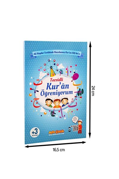 Ayfa Basın Yayın Orta Boy Renkli Çocuk Elif-ba'sı Mavi-1642