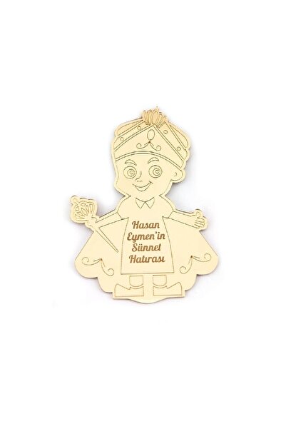 İhvan 10 Adet Hediyelik Aynalı Pleksi Mıknatıslı Dolap Süsü Sünnet Hediyesi