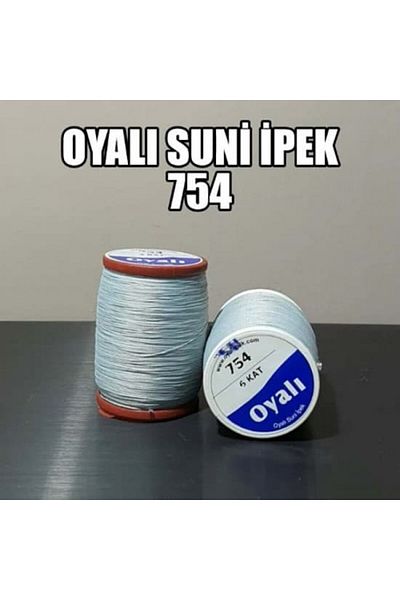 OYALI ΤΕΧΝΗΤΟ ΜΕΤΑΞΩΤΟ ΝΟ:754 - Κλωστή κεντήματος με κέντημα 4 στρώσεων