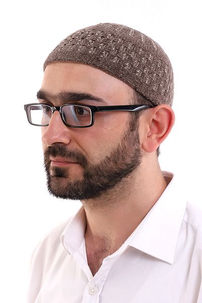 ihvanonline Καφέ Χειμερινό Βελούδινο Κρανίο - Ψάθινο σχέδιο