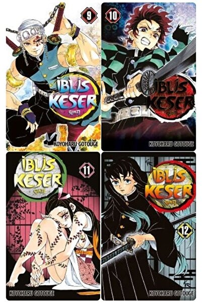 Gerekli Şeyler Yayıncılık İblis Keser  9-10-11-12 manga seti (4 kitap)