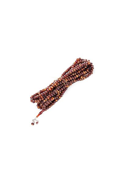 İhvan 500 Prayer Beads Set - Brown and Yellow (PCS)