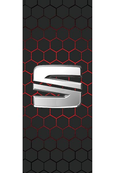TKY Seat Printed Door Post Foil - Set of 2