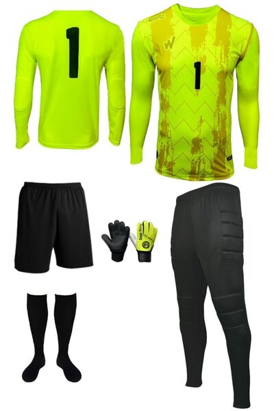 Wallzon Kaleci Forma,eşofman,şort,eldiven,çorap Neuer Model 5 li Set