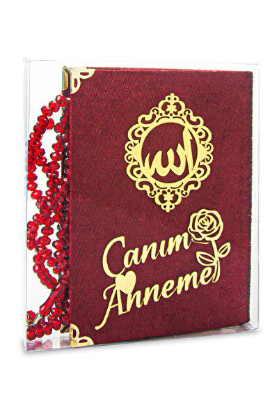 ihvan online Doğum Günlerine Ve Anneler Gününe Özel Çanta Boy Kadife Kaplı Ya...