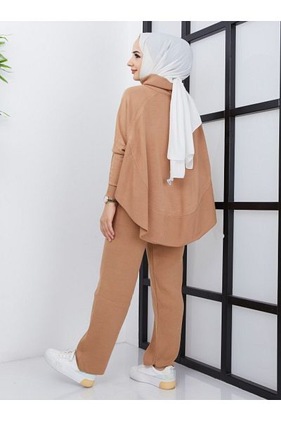 SAHRA BUTİK Sahra Butik - Cape Knitwear Biscuit Set