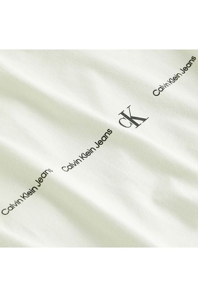 Calvin Klein Men's Brand Logo Cotton Suitable for Daily Use Green T-shirt J30j324668-cga