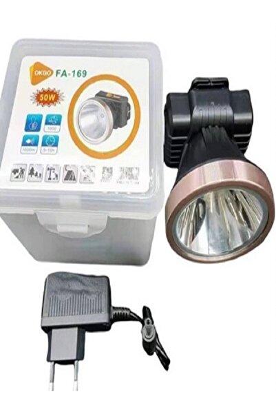 aydınticaret Şarjlı Kafa Feneri 20 Watt Madenci Feneri