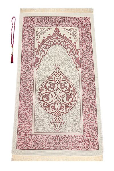 İhvan سجادة صلاة من التفتا - حقيبة سلوبوك - لون عنابي