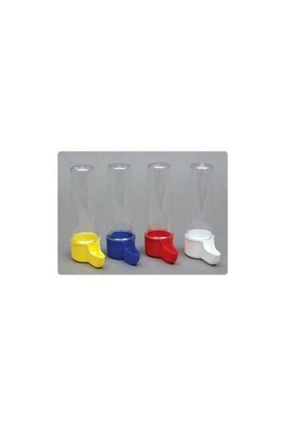 Can Petshop Budgie Beak Water Bottle Colorful Set of 4