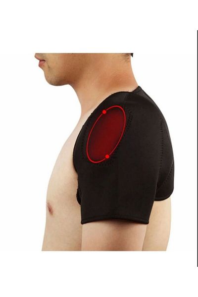 SYNOPE Thermal Pain Relief Shoulder Protector Warm Retaining Apparatus with Magnetic Self-Heating Therapy