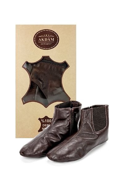 Akdam Cowhide Mest - Καφέ