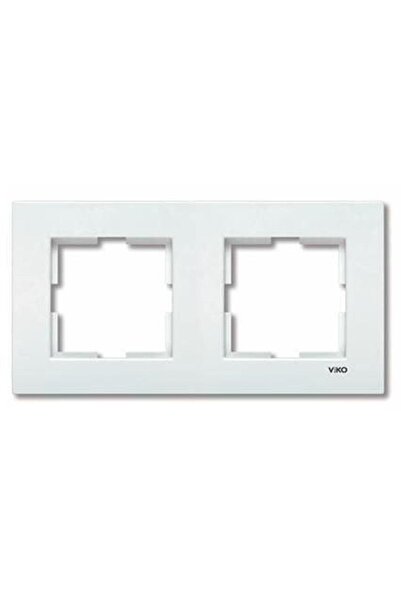 VİKO KARRE İKİLİ ÇERÇEVE BEYAZ