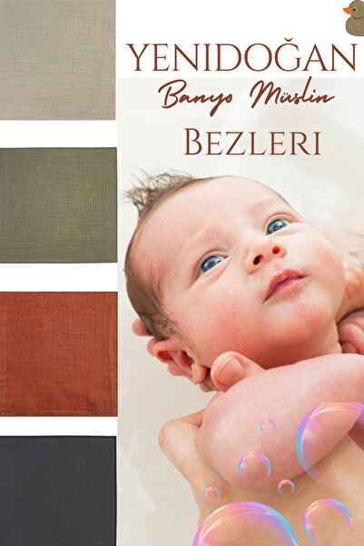 Muslin Baby Newborn Bath Cotton Fiber and Drying Wipes Set of 12 Mother Baby Care Wipes
