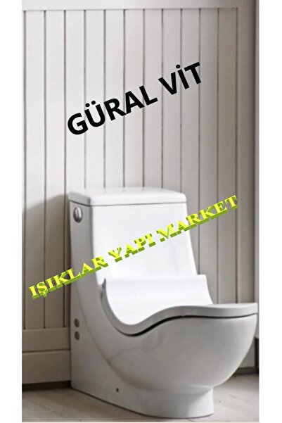 GÜRAL VİT Güral Wc Health Klozet Soft Yavaş Kapanan Kapak Iç Takım Alttan Çıkışlı Özel Tasarı Avrupa Ödüllü