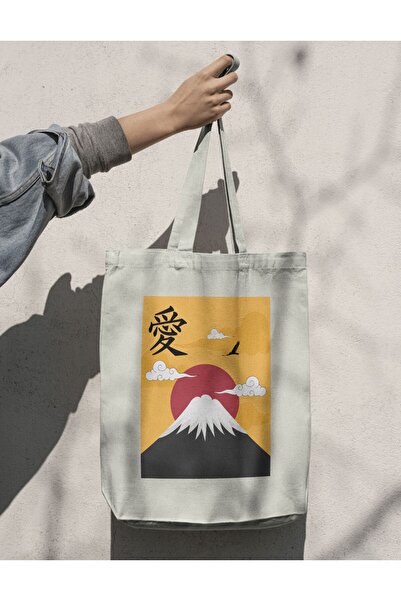 redame حقيبة Y2K اليابانية العتيقة - حقيبة قماشية باللون الأصفر والأحمر