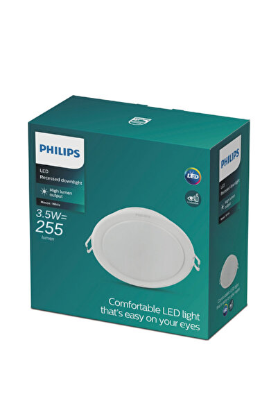 Philips Meson 3.5w 59941 Downlight Spot 8cm Çap 6500k Beyaz Işık 255 Lümen