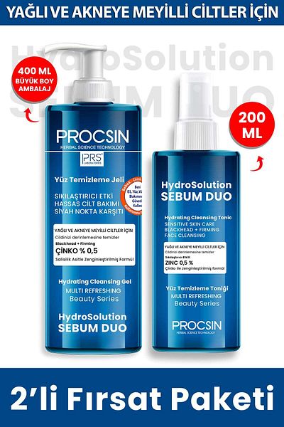 PROCSIN Hydrosolution Tonic + Gel Pack