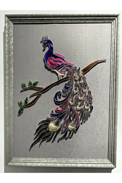 DEN Sanat Atölyesi Filografi  Tavuskuşu Tablo