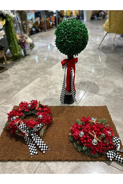 TASARIMHMODA New Year Concept - Door Mat Set