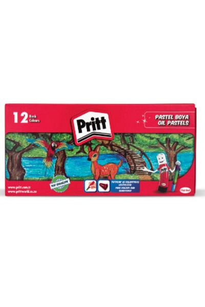 Pritt Prit 12 Pack Pastel Paint Oil
