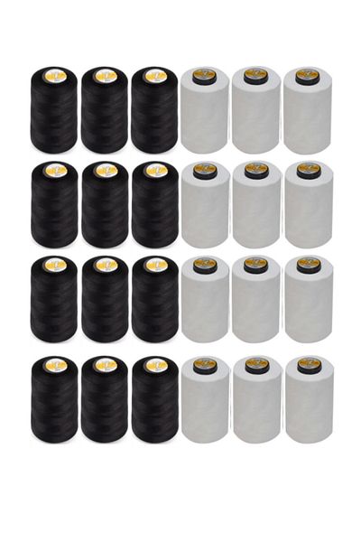 Bora 24 Pieces Sewing Lines - 5,000m 120No