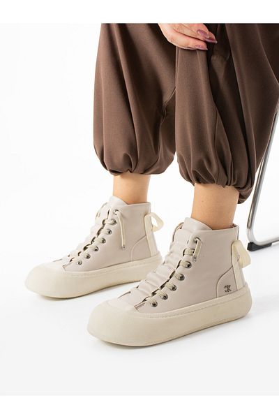 Alemdar Shoes Γυναικεία αθλητικά παπούτσια JEEN Mink - Άνετα και μοντέρνα μποτάκια