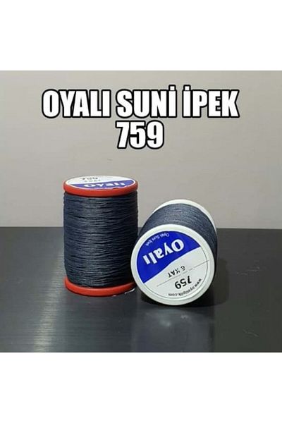OYALI ΤΕΧΝΗΤΟ ΜΕΤΑΞΩΤΟ ΝΟ:759 - Κλωστή κεντήματος 4 στρώσεων