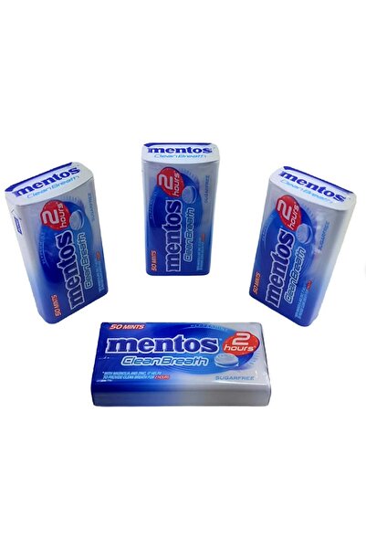 Mentos CLEAN BREATH TENEKE KUTU 2 SAAT NANE FERAHLIĞI 35 gr X12 ADET