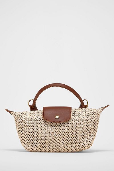 ALTUDA Straw Mini Women's Shoulder Bag - Tiny