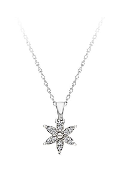 Sirius Pırlanta Kadın Pırlanta Çiğdem Çiçeği Kolye